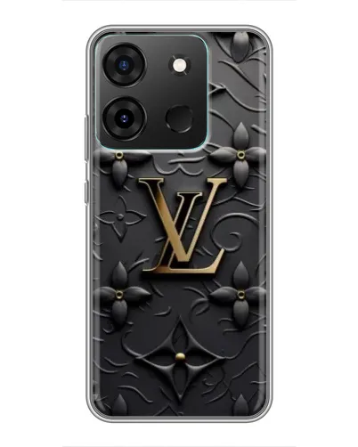 Чохол для Infinix Smart 7 з картинкою «Шкіряна текстура LV»