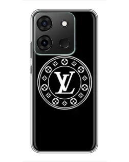 Чохол для Infinix Smart 7 з картинкою «LV — печатка стилю»