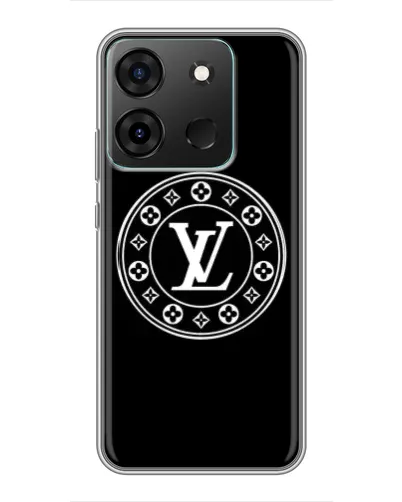 Чохол для Infinix Smart 7 з картинкою «LV — печатка стилю»