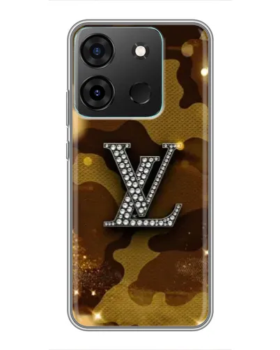 Чохол для Infinix Smart 7 з картинкою «Камуфляжний Louis Vuitton»