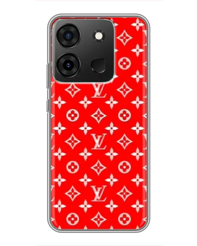 Чохол для Infinix Smart 7 з картинкою «Яскравий паттерн LV»