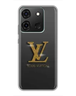 Чохол для Infinix Smart 7 з картинкою «Градієнт Louis Vuitton»