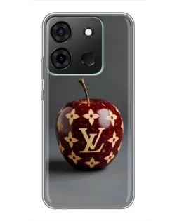 Чохол для Infinix Smart 7 з картинкою «Червоне яблуко LV»