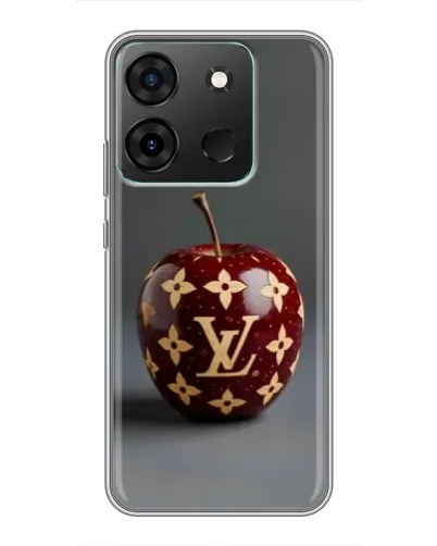 Чохол для Infinix Smart 7 з картинкою «Червоне яблуко LV»