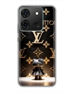 Чохол для Infinix Smart 7 з картинкою «Монограма з фігурою»