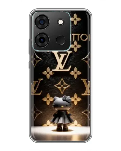 Чохол для Infinix Smart 7 з картинкою «Монограма з фігурою»