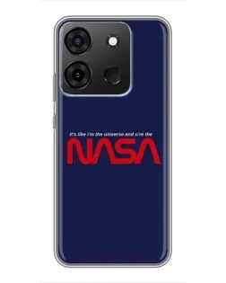 Чехол для Infinix Smart 7 с картинкой «NASA — глубокий космос»