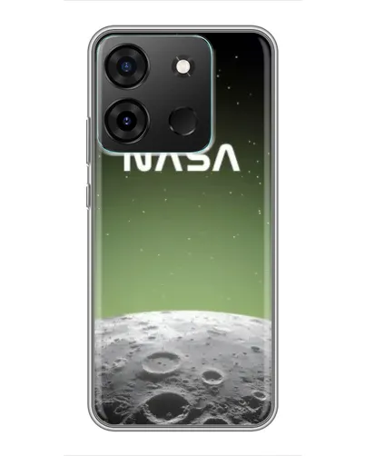 Чехол для Infinix Smart 7 с картинкой «NASA — лунный градиент»