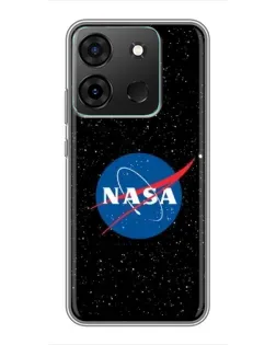 Чехол для Infinix Smart 7 с картинкой «NASA — звездное небо»
