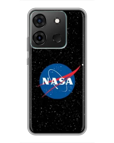 Чехол для Infinix Smart 7 с картинкой «NASA — звездное небо»