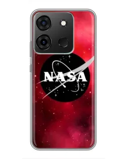 Чохол для Infinix Smart 7 з картинкою «NASA — червона туманність» Чохол для Infinix Smart 7 з картинкою «NASA — червона туманність»