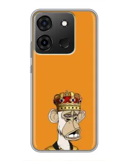Чохол для Infinix Smart 7 з картинкою «Золота мавпа Bored Ape» Чохол для Infinix Smart 7 з картинкою «Золота мавпа Bored Ape»