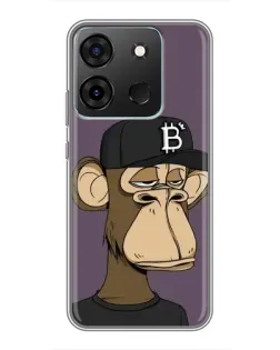 Чохол для Infinix Smart 7 з картинкою «Bored Ape в кепці» Чохол для Infinix Smart 7 з картинкою «Bored Ape в кепці»