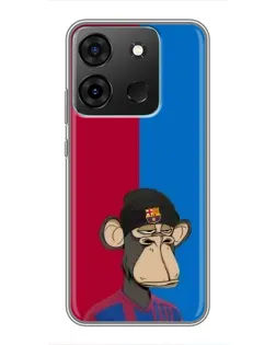 Чохол для Infinix Smart 7 з картинкою «Bored Ape — фанат Барси» Чохол для Infinix Smart 7 з картинкою «Bored Ape — фанат Барси»