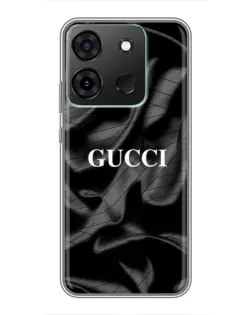Чохол для Infinix Smart 7 з картинкою «Gucci — шовкові хвилі» Чохол для Infinix Smart 7 з картинкою «Gucci — шовкові хвилі»