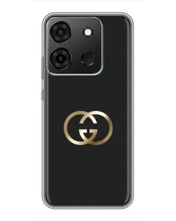 Чехол для Infinix Smart 7 с картинкой «Минимализм Gucci»