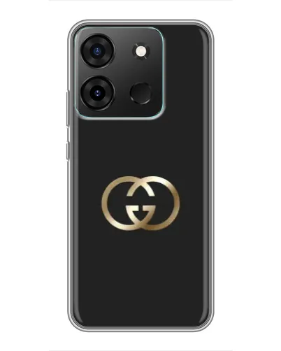 Чехол для Infinix Smart 7 с картинкой «Минимализм Gucci»