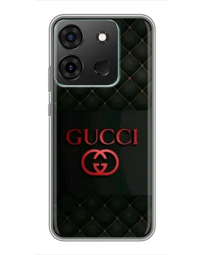 Чехол для Infinix Smart 7 с картинкой «Gucci — стеганый черный»