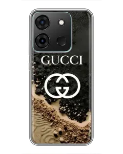 Чехол для Infinix Smart 7 с картинкой «Gucci — песчаные дюны»