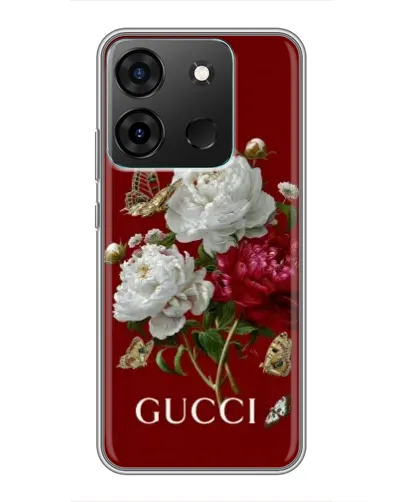 Чехол для Infinix Smart 7 с картинкой «Gucci —  сад»