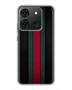 Чехол для Infinix Smart 7 с картинкой «Gucci — неоновая линия»