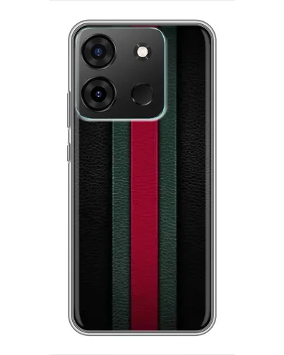 Чехол для Infinix Smart 7 с картинкой «Gucci — неоновая линия»