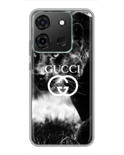 Чехол для Infinix Smart 7 с картинкой «Gucci — дикая природа»
