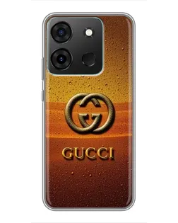 Чехол для Infinix Smart 7 с картинкой «Gucci — солнечный градиент»