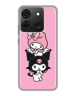 Чохол для Infinix Smart 7 з картинкою «My Melody та Kuromi»