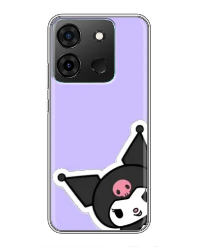 Чехол для Infinix Smart 7 с картинкой «Забавная Kuromi» Чехол для Infinix Smart 7 с картинкой «Забавная Kuromi»