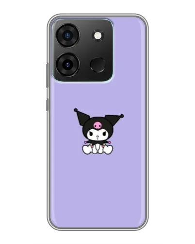 Чехол для Infinix Smart 7 с картинкой «Kuromi — фиолетовый минимализм» Чехол для Infinix Smart 7 с картинкой «Kuromi — фиолетовый минимализм»