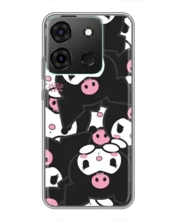 Чохол для Infinix Smart 7 з картинкою «Патерн голів Куромі»