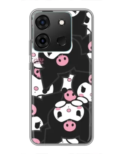 Чехол для Infinix Smart 7 с картинкой «Паттерн голов Куроми» Чехол для Infinix Smart 7 с картинкой «Паттерн голов Куроми»