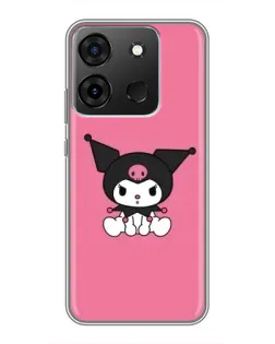 Чохол для Infinix Smart 7 з картинкою «Похмура Kuromi»