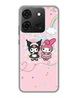 Чохол для Infinix Smart 7 з картинкою «My Melody та Kuromi»