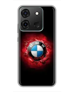 Чохол для Infinix Smart 7 з картинкою «Логотип BMW — спалах»