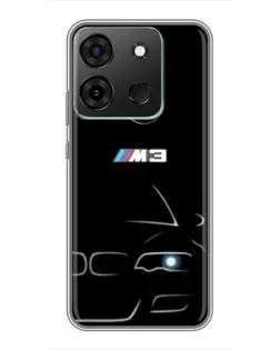 Чохол для Infinix Smart 7 з картинкою «Мінімалістичний принт BMW M3»