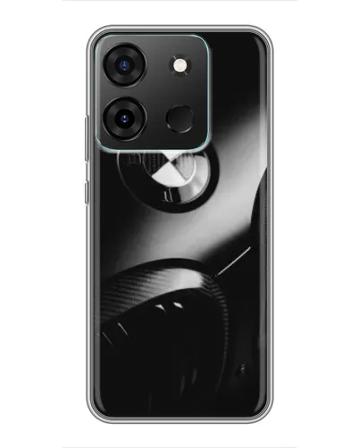Чохол для Infinix Smart 7 з картинкою «Емблема BMW — макро»