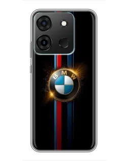 Чохол для Infinix Smart 7 з картинкою «BMW M-Power неон»