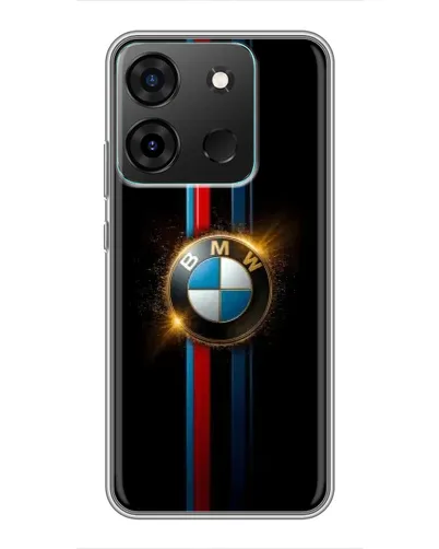 Чохол для Infinix Smart 7 з картинкою «BMW M-Power неон»