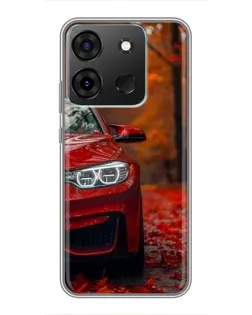 Чохол для Infinix Smart 7 з картинкою «Осіння BMW M4»
