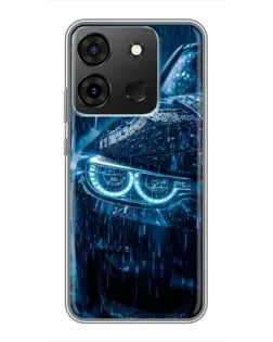 Чохол для Infinix Smart 7 з картинкою «BMW під дощем»