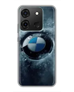 Чохол для Infinix Smart 7 з картинкою «Логотип BMW — лід»