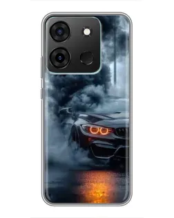 Чохол для Infinix Smart 7 з картинкою «BMW M-Power — абстракція»