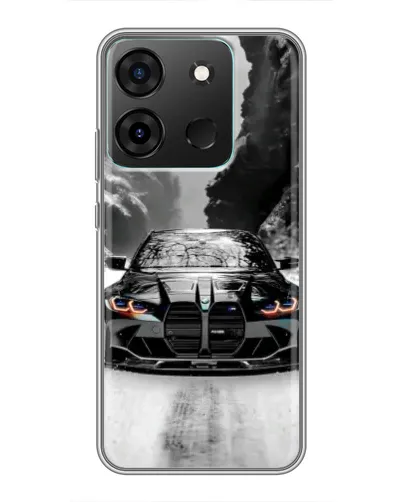 Чехол для Infinix Smart 7 с картинкой «BMW — акварельный дрифт» Чехол для Infinix Smart 7 с картинкой «BMW — акварельный дрифт»