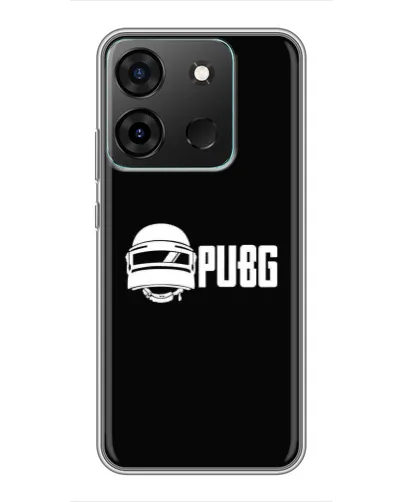 Чехол для Infinix Smart 7 с картинкой «PUBG — классический лого»