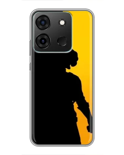 Чехол для Infinix Smart 7 с картинкой «Тень воина PUBG»
