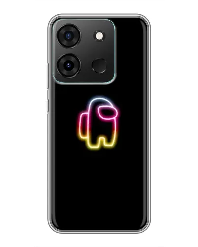 Чехол для Infinix Smart 7 с картинкой «Among Us градиент»