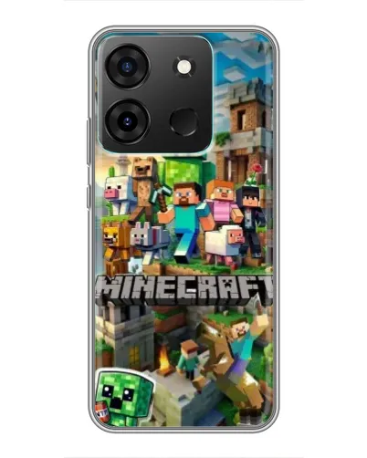 Чехол для Infinix Smart 7 с картинкой «Замок Minecraft» Чехол для Infinix Smart 7 с картинкой «Замок Minecraft»
