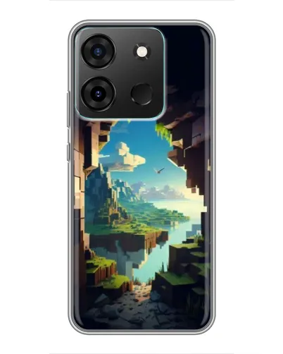 Чехол для Infinix Smart 7 с картинкой «Вид из пещеры» Чехол для Infinix Smart 7 с картинкой «Вид из пещеры»